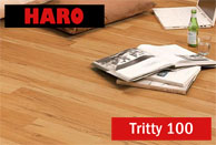 Немецкий ламинат HARO коллекция Tritty 100. Ламинат 32 класса эксплуатации. Фибровый замок с торцевым соединением HARO Top Connect.