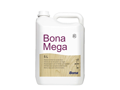 Экологически чистый воднодисперсионный однокомпонентный паркетный лак BONA Mega на основе  полиуретана