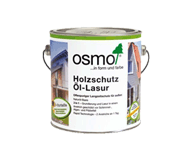 Защитное масло-лазурь OSMO Holzschutz Oil Lasur для деревянных фасадов, заборов, навесов, балконов и т.д.
