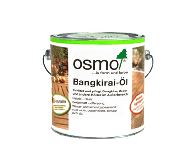 Масло OSMO Terrassen-Oil для наружных деревянных террас разработано с учётом индивидуальных особенностей многих благородных пород древесины.