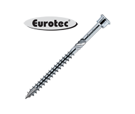Саморез EUROTEC Terrasotec 5х80 мм из нержавеющей стали, марки A2, для монтажа палубной и террасной доски из различных пород дерева.
