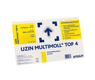 Листовая изоляционная и разделительная подложка UZIN Multimoll Top-4 толщиной 4 мм для приклеивания любых видов паркета на смешанных основаниях, и основаниях склонных к растрескиванию.
