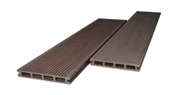 Декинг. Террасная доска из древесно-полимерного композита с двумя рабочими поверхностями. Производитель GOODECK. Размер 3000,4000х146х23 мм. Цвет: шоколад.